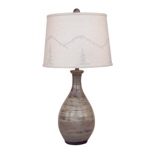 Mountain Peak Jug Table Lamp
