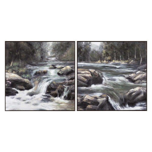 Cascading Waters Wall Art - Set of 2