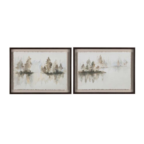 Tree Silhouette Wall Art - Set of 2