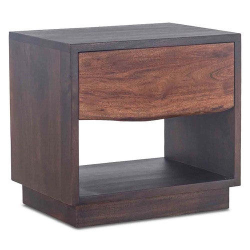 Raw Walnut Merle Nightstand