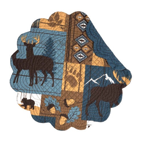 Wildlife Lakeside Trails Placemats - Set of 6