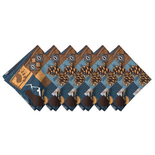 Wildlife Lakeside Trails Napkins - Set of 6