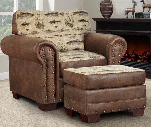 Angler's Cove Armchair & Ottoman