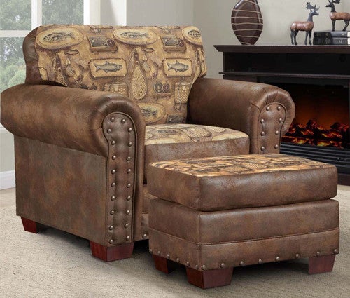 River Bend Armchair & Ottoman