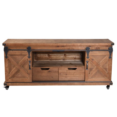 Bradford TV Stand - Natural Brown