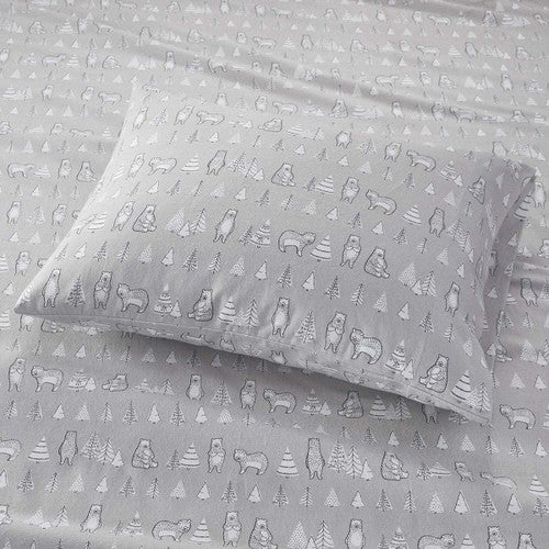 Winter Bears Flannel Sheet Sets