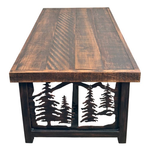 Rustic Mountain Forest Coffee Table