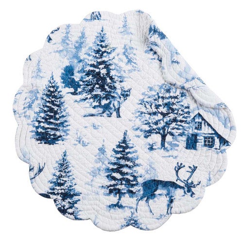 Cozy Wilderness Round Placemat - Set of 6