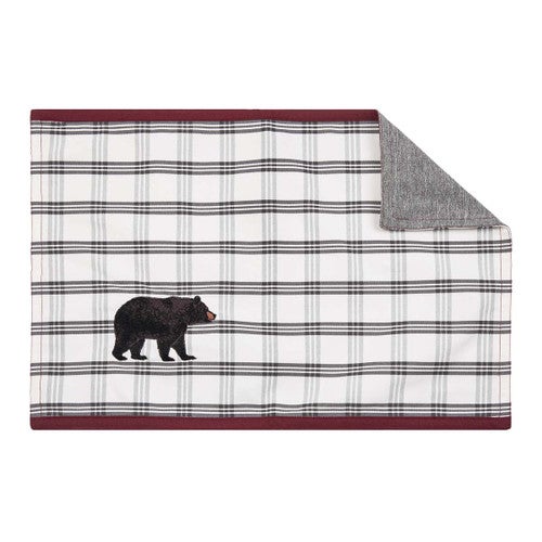 Forest Bear Retreat Placemat - Set of 4