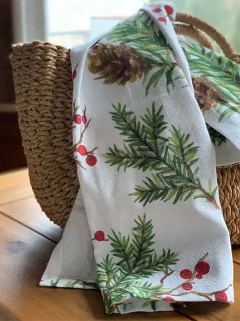 Winter Woods Kitchen Towels - Set of 4