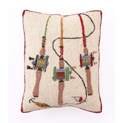 Wilderness Fishing Rods Hooked Pillow - OUT OF STOCK UNTIL 12/11/2025
