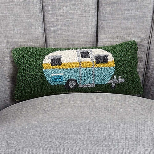 Explorer Adventure Hooked Pillow