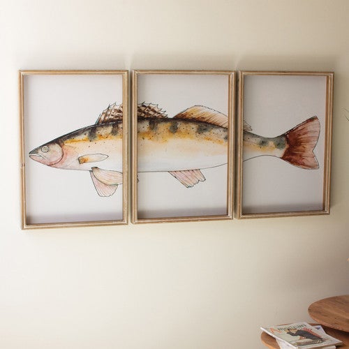 Trout River View Triptych Wall Art