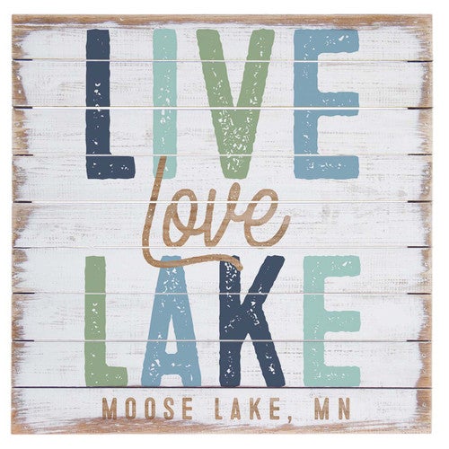 Lake Love Live Wall Art