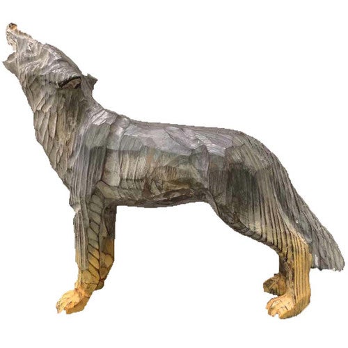 Howling Wolf Statue