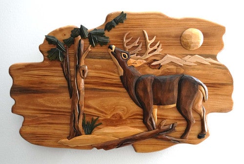 Majestic Nights Deer Wall Art