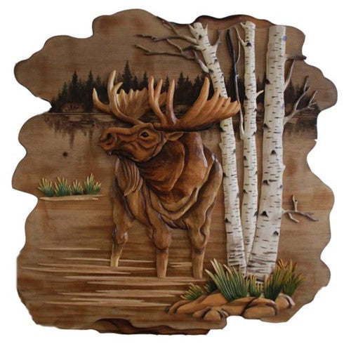 Birch Moose Wall Art