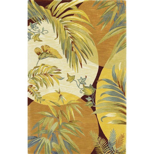 Sparta Coral and Ivory Breezes Rug - 4 x 6 - OVERSTOCK
