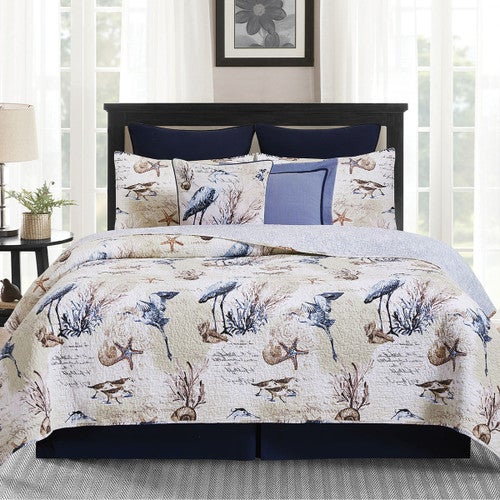 Catalina Island Quilt Bed Set - Twin - OVERSTOCK