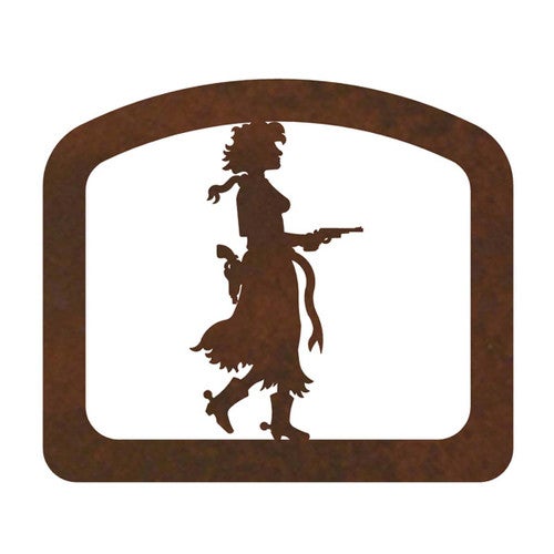 Cowgirl Pistol Letter Holder