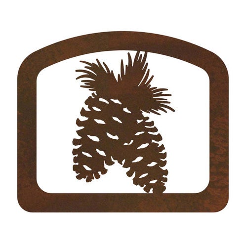 Pinecone Pair Letter Holder