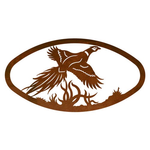 Arise Pheasant Metal Wall Art