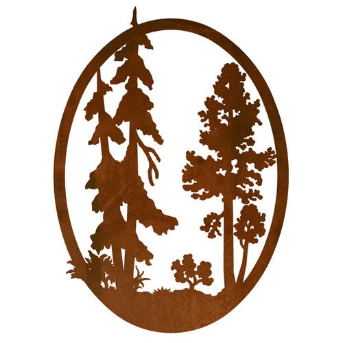 Wild Forest Metal Wall Art
