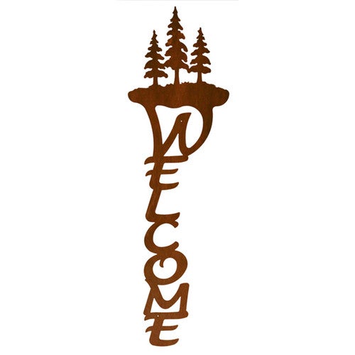 Forest Pine Welcome Sign
