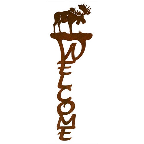 Mountain Moose Welcome Sign