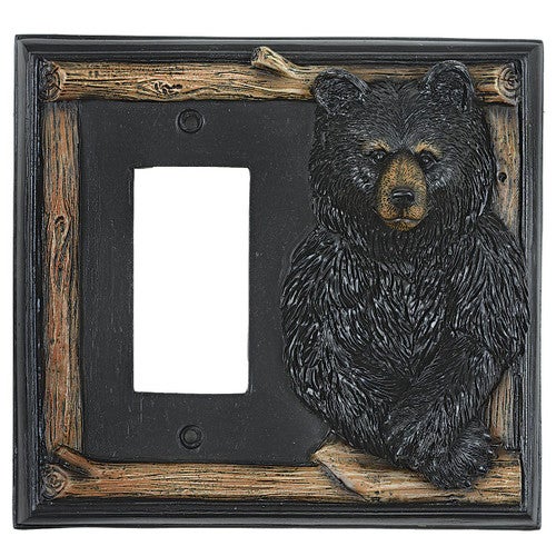 Wildlife Bear Rocker Plate - CLEARANCE