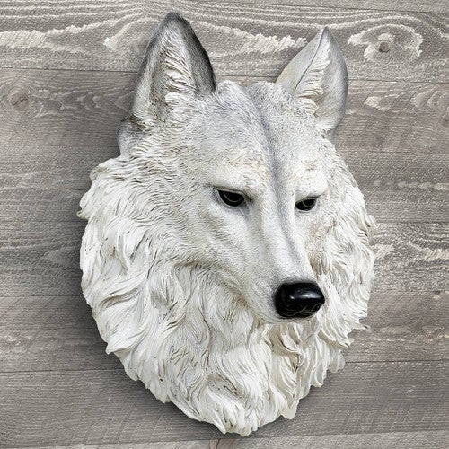 Gray Wolf Wall Mount Sculpture - CLEARANCE