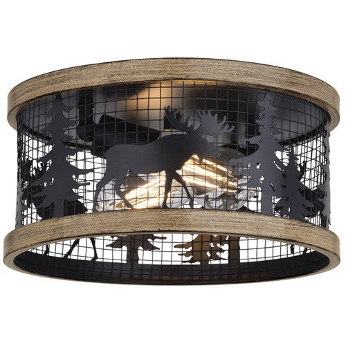 Moose Ridge Flush Mount Light