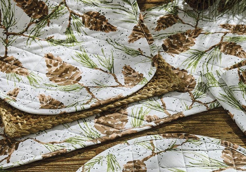 Pinecone Medley Table Runner - 54 Inch - OVERSTOCK