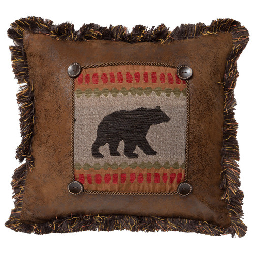Bear & Deer Crossing Pillow