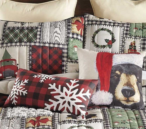 Holiday Cabin Pillow Set