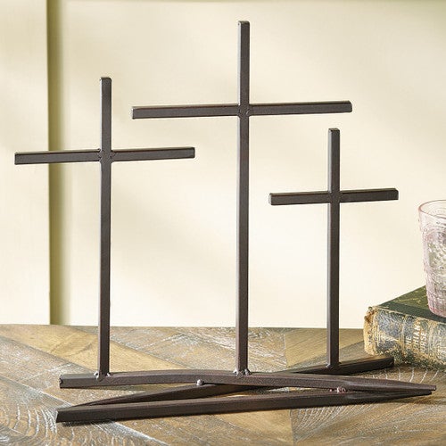 Western Trinity Metal Cross Set