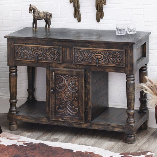 Sierra Carved Console Table