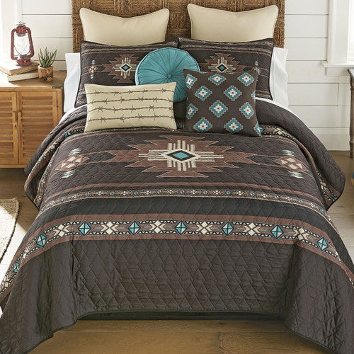 Navajo Pass Quilt Bed Set - King