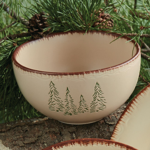 Bear & Moose Stoneware Cereal Bowl