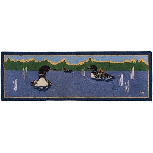 Tranquil Waters Hooked Wool Runner