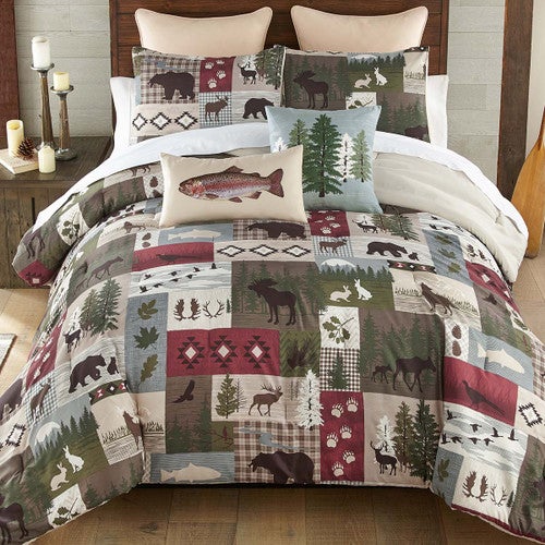 Woodland Wildlife Comforter Bed Set - Queen