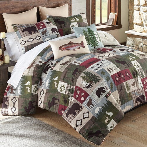 Woodland Wildlife Comforter Bed Set - Queen