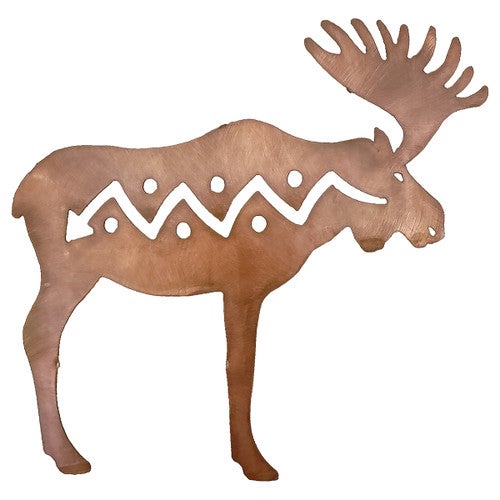 Tribal Moose Cutout Wall Art