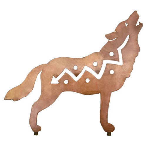 Designer Wolf Garden Statue
