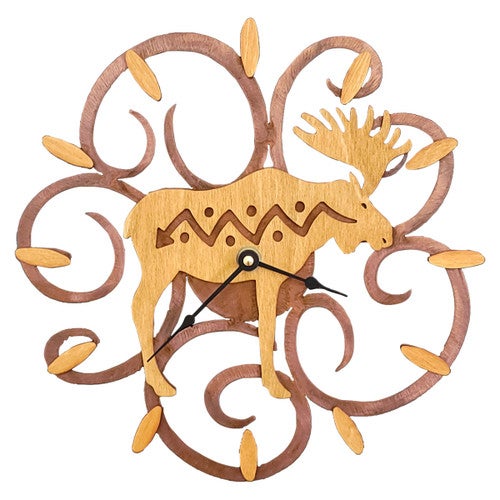 Designer Moose Wall Clock