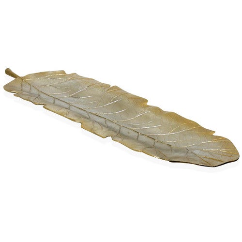 Golden Leaf Decorative Dish