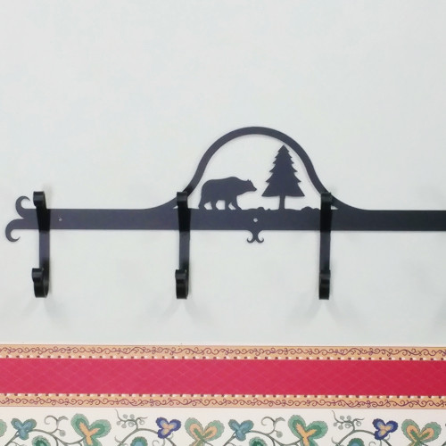 Bear & Pine Coat Rack