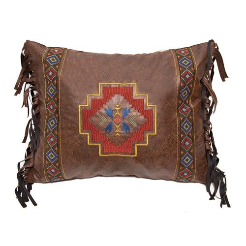 Tribal Fringed Pillow