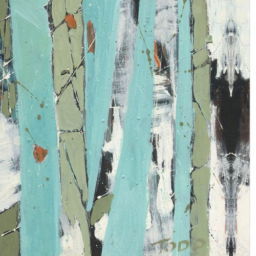 Tree Trunks Canvas Print