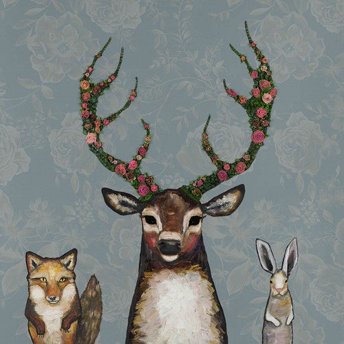 Forest Trio Floral Canvas Art